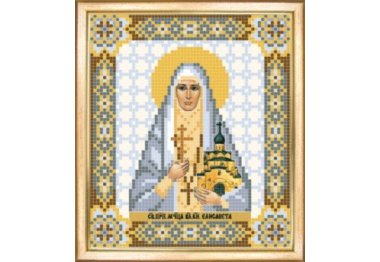 СБІ-079 Іменна ікона свята преподобна мучениця Єлизавета. Схема для вишивки бісером