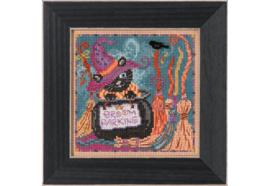  MH142224 Стоянка для метлы. Набор для вышивки в смешанной технике Mill Hill