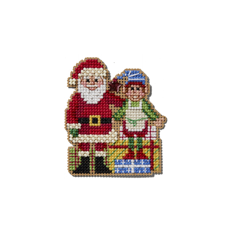 MH182433 Северный полюс. Набор для вышивки в смешанной технике Mill Hill - 1