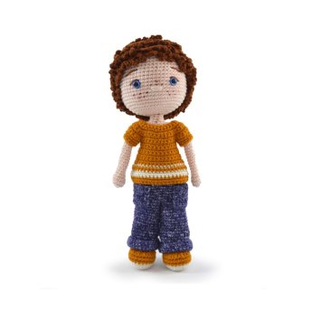 4 AMIGURUMI KIT - DOLLS Oliver. Набір для в'язання іграшки - 2