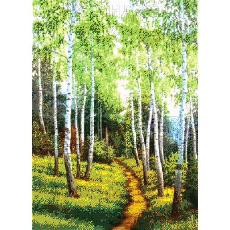 43-2898-НТ Тропинка. Набор для вышивания бисером ТМ Токарева А. - 1