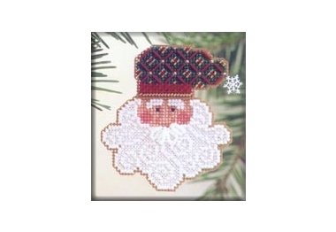 вишивка гладдю MHCSF31 Дід Мороз. Набір для вишивки в змішаній техниці Mill Hill