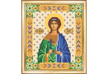  СБИ-034 Именная икона святая мученица Вера. Схема для вышивания бисером
