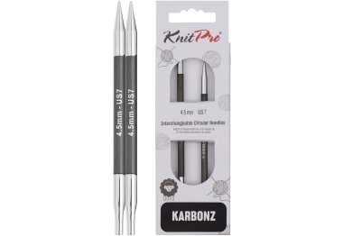 спицы для вязания 41326 Спицы съемные короткие Karbonz KnitPro 4.50 мм