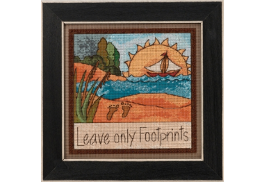 вышивка гладью ST152012 Оставьте только следы. Набор для вышивки в смешанной технике Mill Hill