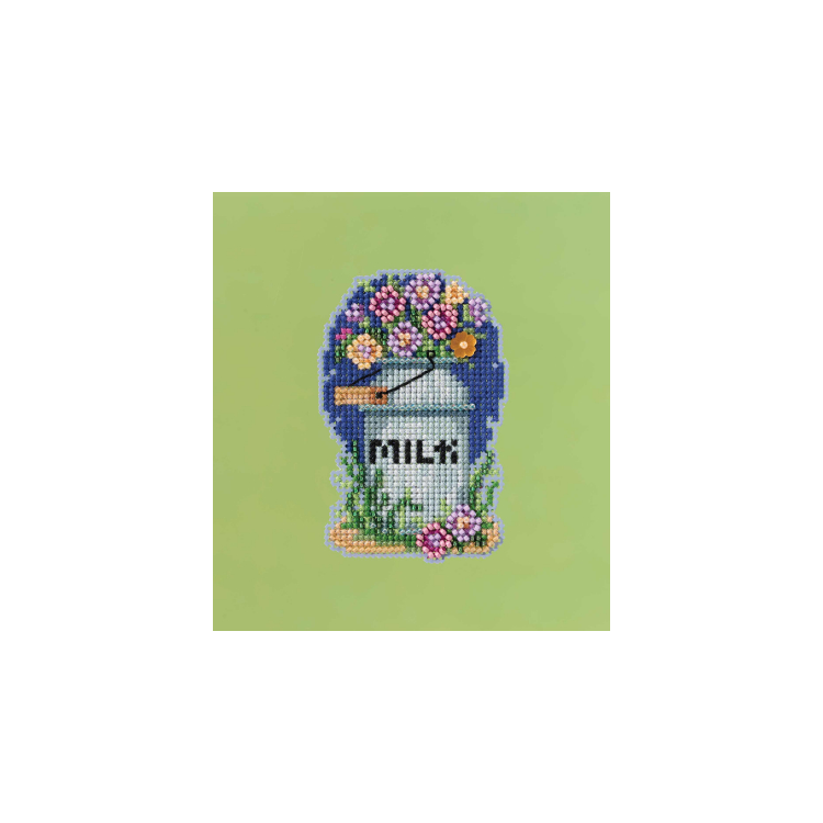 MH182216 Бідон для молока. Набір для вишивки в змішаній техниці Mill Hill - 1