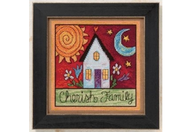 вышивка гладью ST150104 Береги семью. Набор для вышивки в смешанной технике Mill Hill