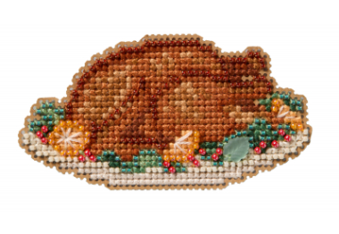 вишивка гладдю MH182523 Індичка. Набір для вишивки в змішаній техниці Mill Hill