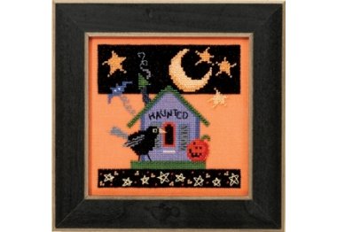 вышивка гладью DM303103 Очарованная ворона. Набор для вышивки в смешанной технике Mill Hill