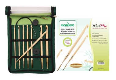  22550 Набір гачків туніських знімних Bamboo KnitPro