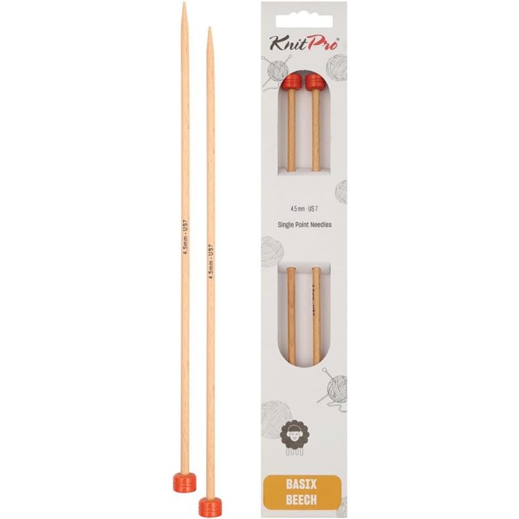 35445 Спиці прямі Basix KnitPro, 35 см, 4.50 мм - 1