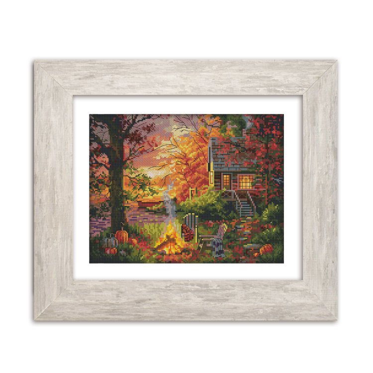 N034 Осенний вечер. Набор для вышивки крестом Кольорова - 1