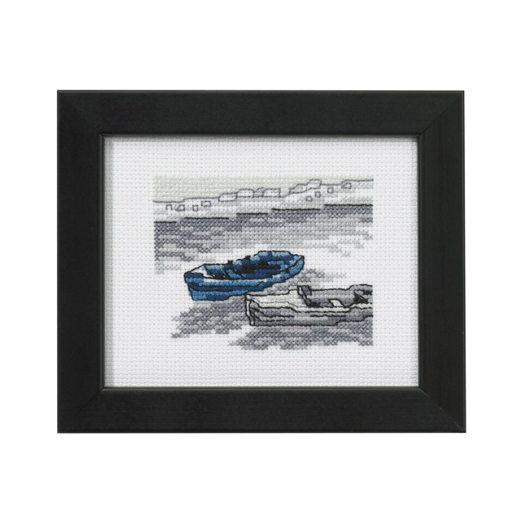 14-0135 Две лодки. Набор для вышивания крестом PERMIN - 1