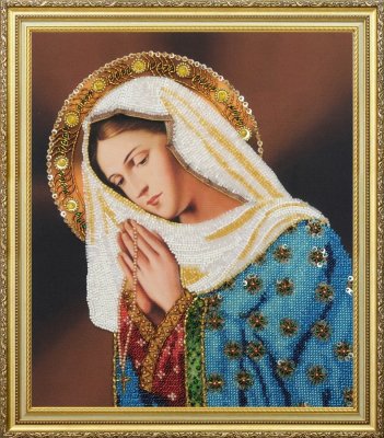 Набор для вышивки бисером Дева Мария в молитве Р-358 ТМ Картины бисером - 1