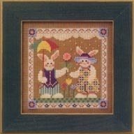 MHCB162 Весенние капли дождя. Набор для вышивки в смешанной технике Mill Hill - 1