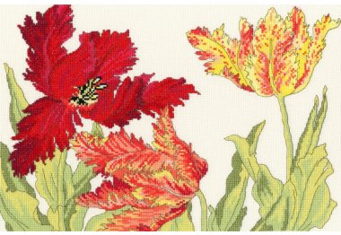  XBD9 Tulip Blooms "Тюльпан Цветет" Bothy Threads. Набор для вышивки крестом