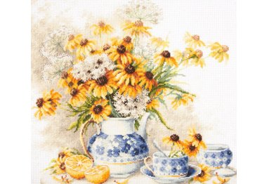 8368 Квітковий чай. Набір для вишивки хрестиком Classic Design 8368 Квітковий чай. Набір для вишивки хрестиком Classic Design