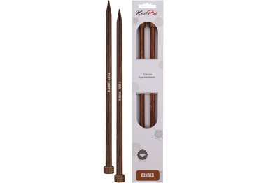 спиці для в'язання 31193 Спиці прямі Ginger KnitPro, 35 см, 9.00 мм
