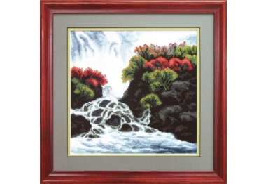  №485  Весенний водопад Набор для вышивания крестом