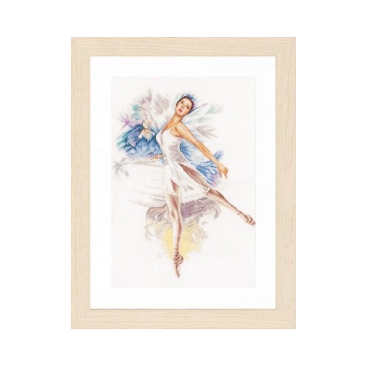 Схема для вышивки бисером Балерина, S-187, 27х33см, ТМ Картины бисером