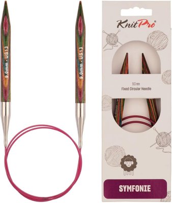 21360 Спицы круговые Symfonie Wood KnitPro, 100 см, 9.00 мм - 1