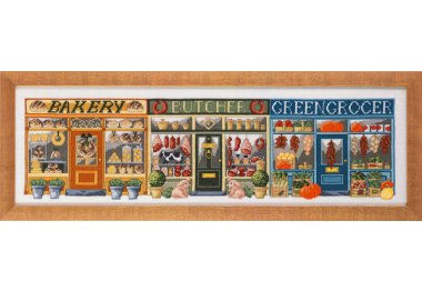  70-0425 Магазины. Набор для вышивания крестом PERMIN