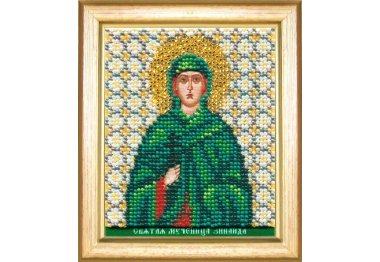  Б-1145 Икона святая мученица Зинаида Набор для вышивки бисером