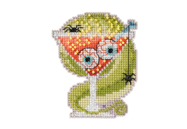 вышивка гладью MH182223 Жуткое мартини. Набор для вышивки в смешанной технике Mill Hill