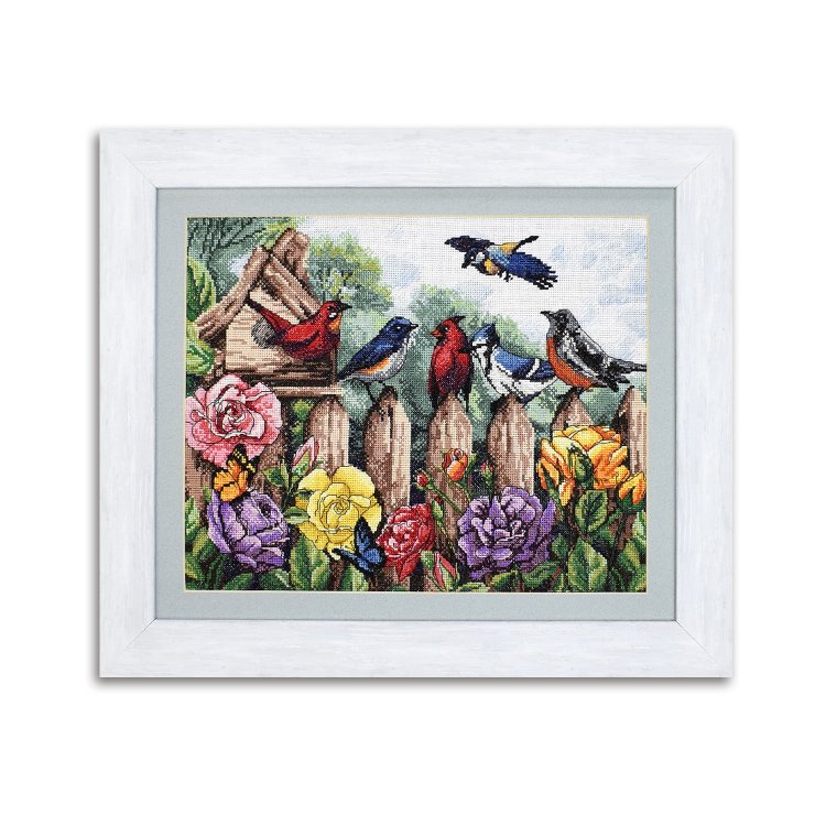 N015 Симфонія саду. Набір для вишивки хрестом Кольорова - 1