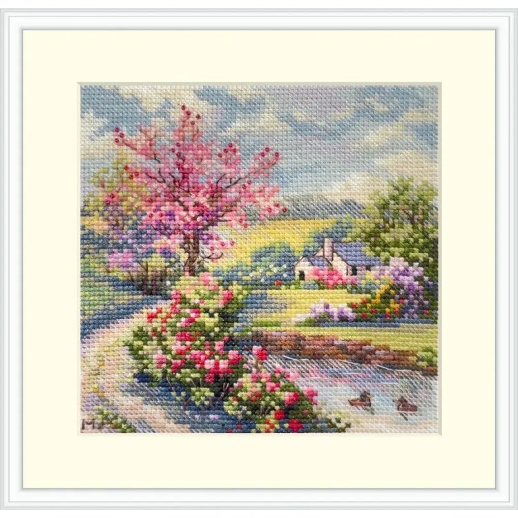 K-268B Весна. Набор для вышивки крестом Мережка - 1 K-268B Весна. Набор для вышивки крестом Мережка - 1