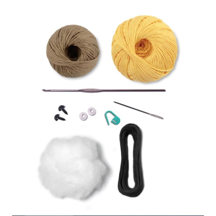 4 AMIGURUMI KIT - SAFARI GIRAFFE. Набір для в'язання іграшки - 4