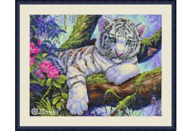 K-260 Белый Тигр. Набор для вышивки крестом Мережка