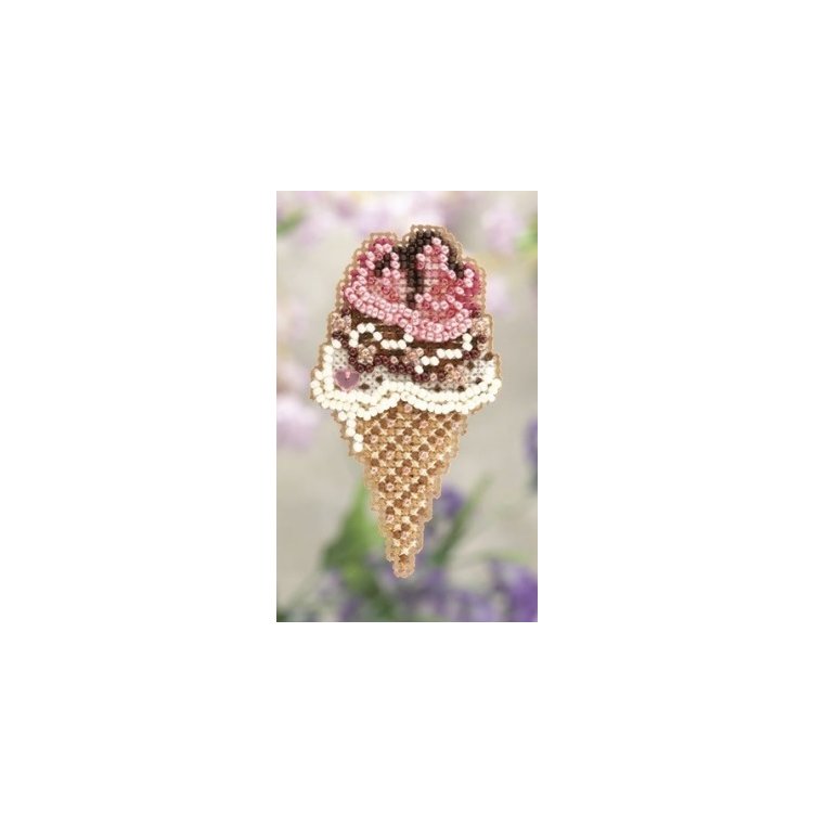 MH181106 Тройное удовольствие. Набор для вышивки в смешанной технике Mill Hill - 1