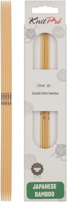 22122 Спиці шкарпеткові Bamboo KnitPro, 20 см, 2.25 мм - 1 22122 Спиці шкарпеткові Bamboo KnitPro, 20 см, 2.25 мм - 1