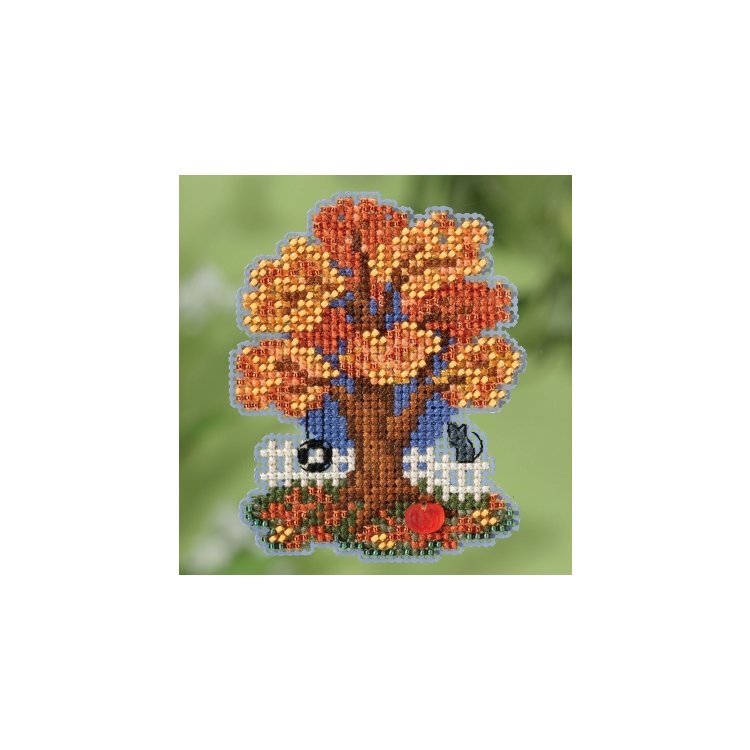 MH181824 Осіннє дерево. Набір для вишивки в змішаній техніці Mill Hill - 1