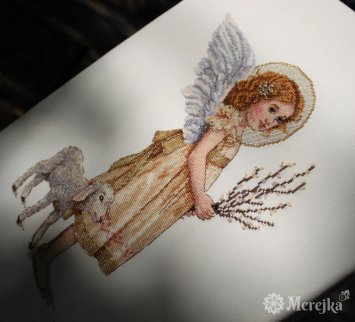 K-256A Весну вітати. Набір для вишивки хрестом Мережка - 2 K-256A Весну вітати. Набір для вишивки хрестом Мережка - 2