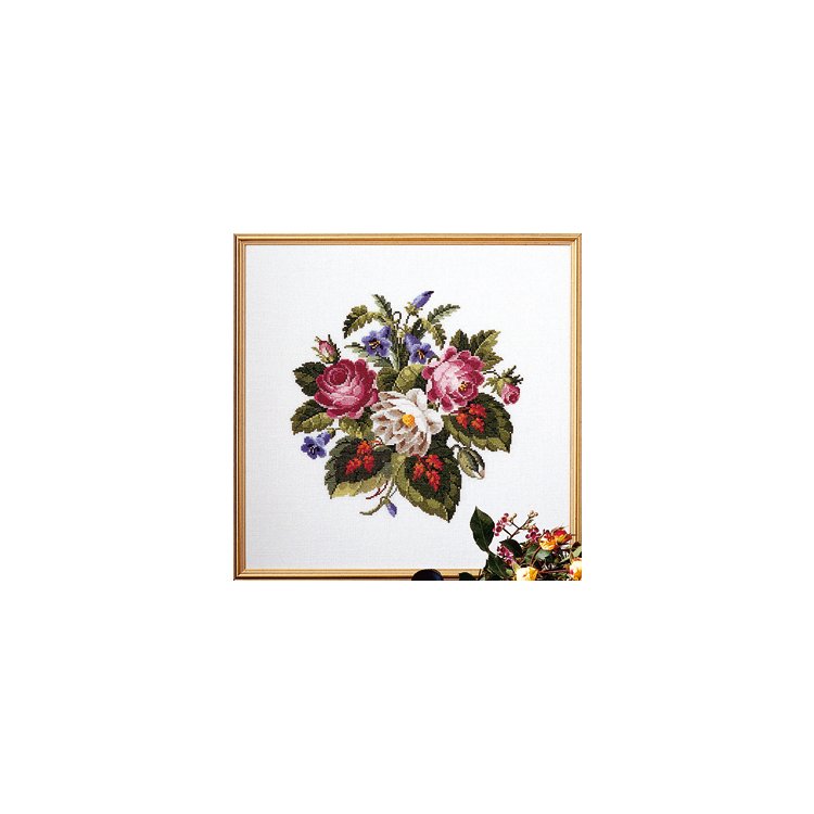 70-4144 Цветы. Набор для вышивания крестом PERMIN - 1