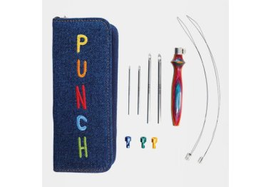  21001 Набор инструментов для ковровой вышивки The Vibrant Punch Kit KnitPro