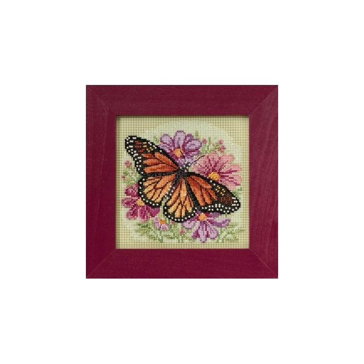 MH145105 Крылатый монарх. Набор для вышивки в смешанной технике Mill Hill - 1