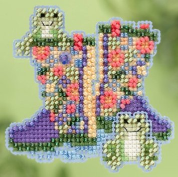 MH185101 Садовая обувь. Набор для вышивки в смешанной технике Mill Hill - 1