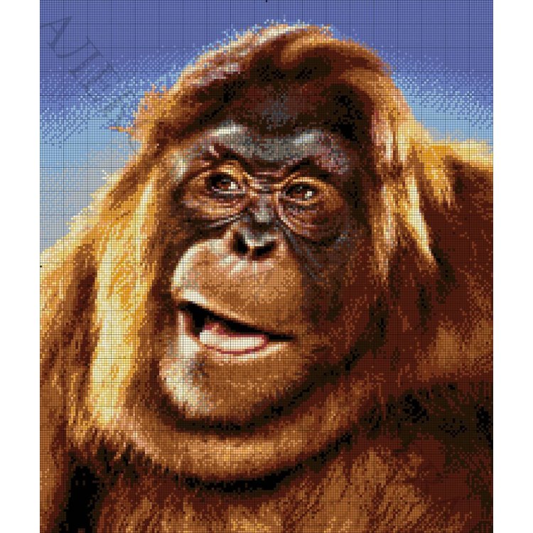 36-1435-НО Вогняна мавпа. Набір для вишивання бісером ТМ Токарєва А. - 1