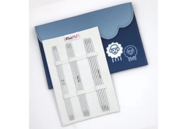 10627 Набор носочных спиц для начинающих Starter Nova Metal KnitPro 15 см 10627 Набор носочных спиц для начинающих Starter Nova Metal KnitPro 15 см