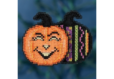 вышивка гладью MH181622 Тыквенная накладка. Набор для вышивки в смешанной технике Mill Hill