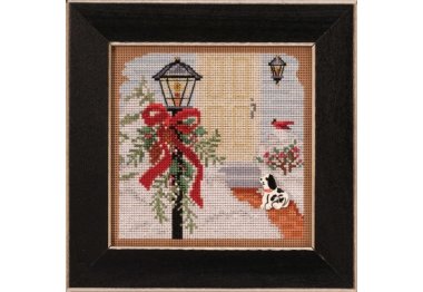 вишивка гладдю MH142031 Різдвяні вітання. Набір для вишивки в змішаній техниці Mill Hill