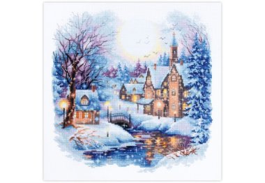 70-36 Тиха ніч. Набір для вишивки хрестом Magic Needle 70-36 Тиха ніч. Набір для вишивки хрестом Magic Needle