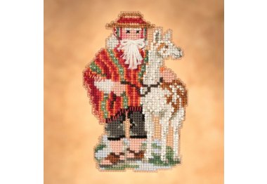 вышивка гладью MH201932 Андес Санта. Набор для вышивки в смешанной технике Mill Hill