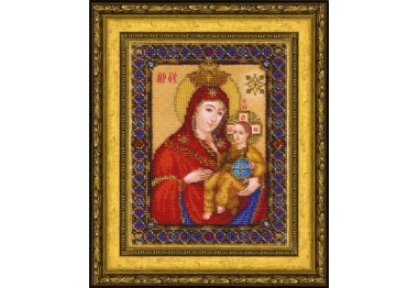  Б-1224 ікона Божої Матері Віфліємська Набір для вишивки бісером