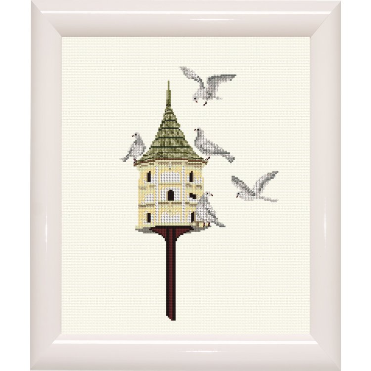592 Pigeon House Linen. Набір для вишивки хрестом Thea Gouverneur - 1