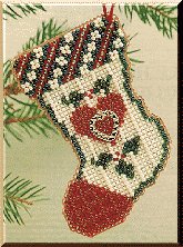 MHCS2 Чулок Сердце. Набор для вышивки в смешанной технике Mill Hill - 1