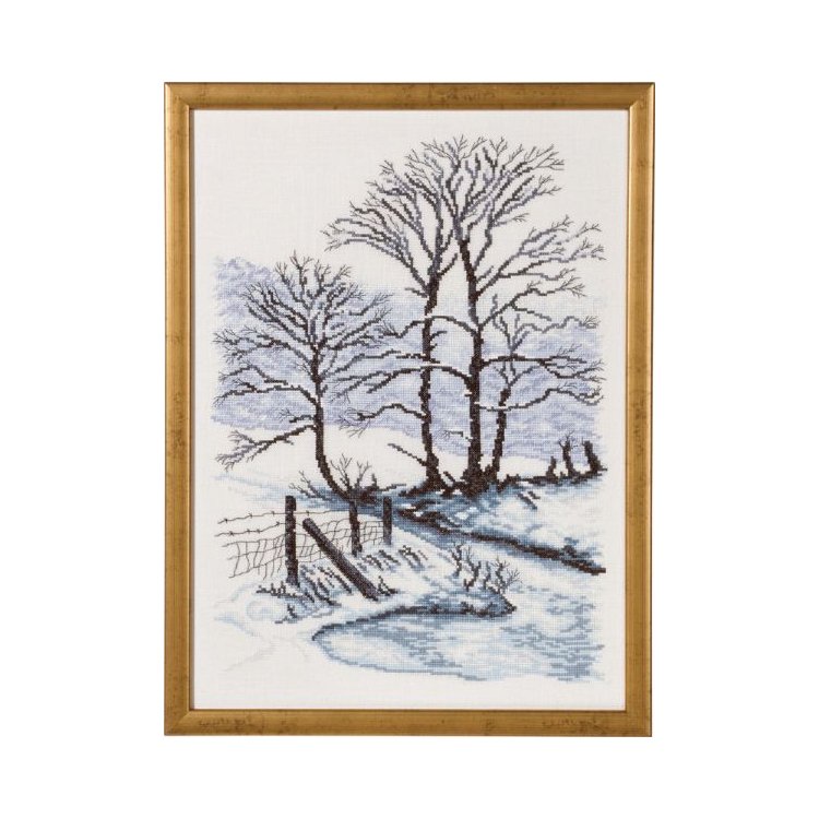 70-7431 Зима. Набір для вишивання хрестом PERMIN - 1 70-7431 Зима. Набір для вишивання хрестом PERMIN - 1